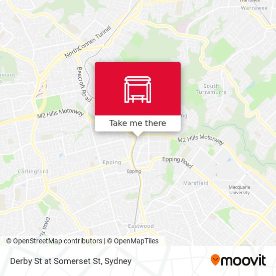 Derby St at Somerset St map