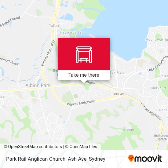 Park Rail Anglican Church, Ash Ave map