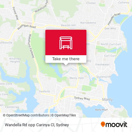 Wandella Rd opp Carinya Cl map