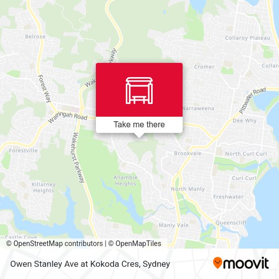 Owen Stanley Ave at Kokoda Cres map