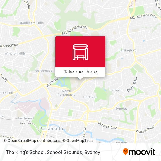 The King's School, School Grounds map