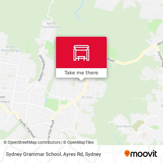 Sydney Grammar School, Ayres Rd map
