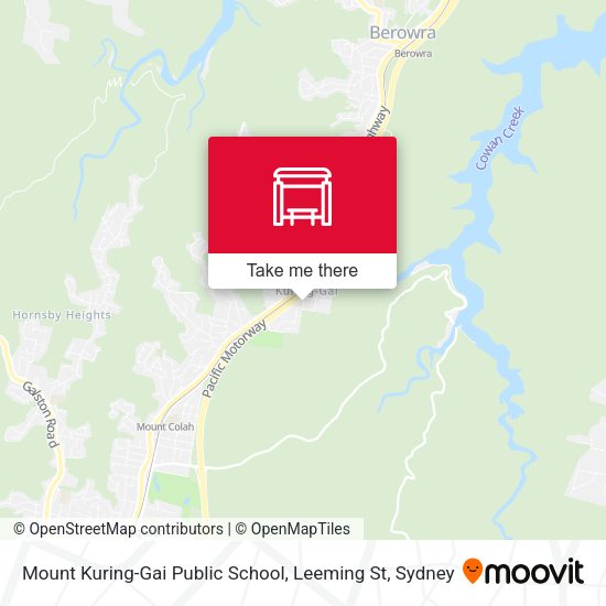 Mount Kuring-Gai Public School, Leeming St map