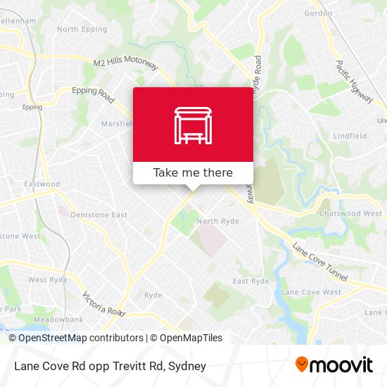 Lane Cove Rd opp Trevitt Rd map