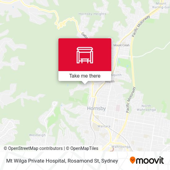 Mt Wilga Private Hospital, Rosamond St map
