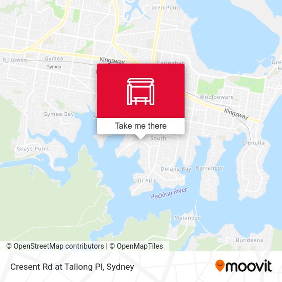 Cresent Rd at Tallong Pl map