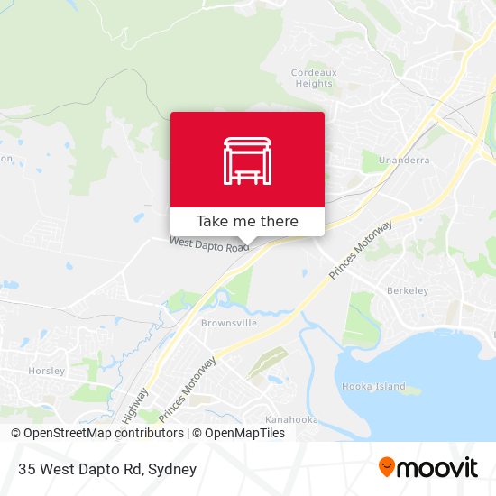 35 West Dapto Rd map