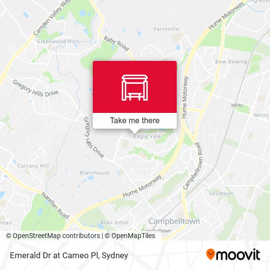 Emerald Dr at Cameo Pl map