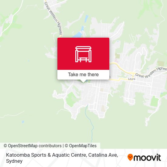 Katoomba Sports & Aquatic Centre, Catalina Ave map