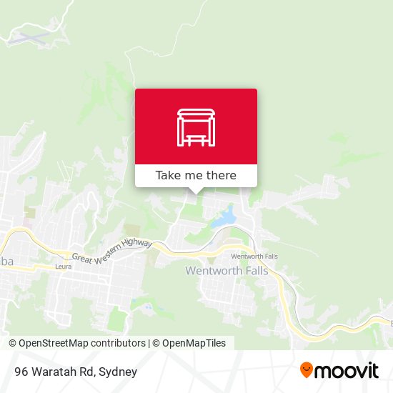 96 Waratah Rd map