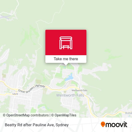 Beatty Rd after Pauline Ave map