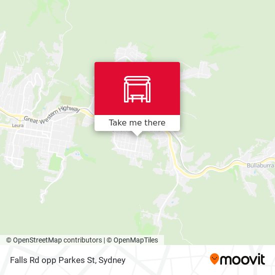 Falls Rd opp Parkes St map