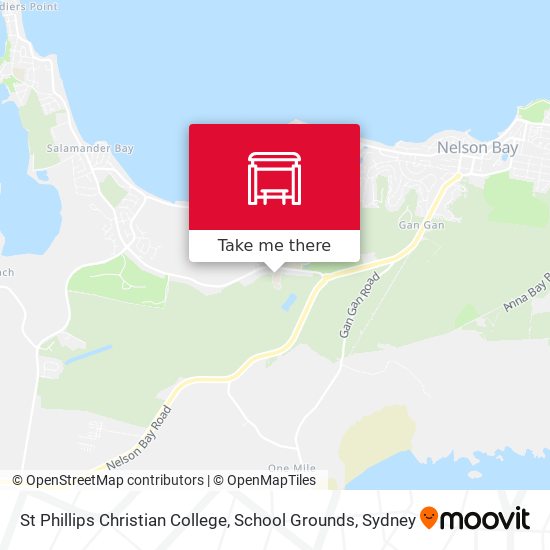 Mapa St Phillips Christian College, School Grounds