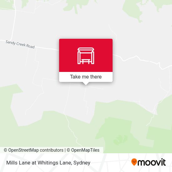 Mills Lane at Whitings Lane map