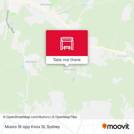 Munro St opp Knox St map