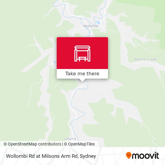 Wollombi Rd at Milsons Arm Rd map