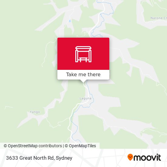 3633 Great North Rd map