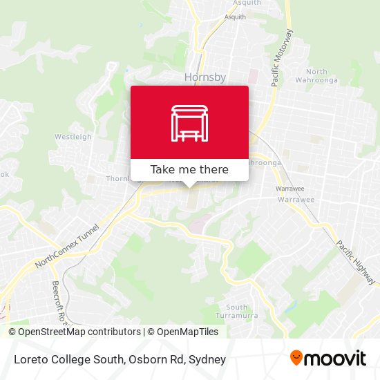 Loreto College South, Osborn Rd map