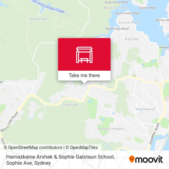 Hamazkaine Arshak & Sophie Galstaun School, Sophie Ave map