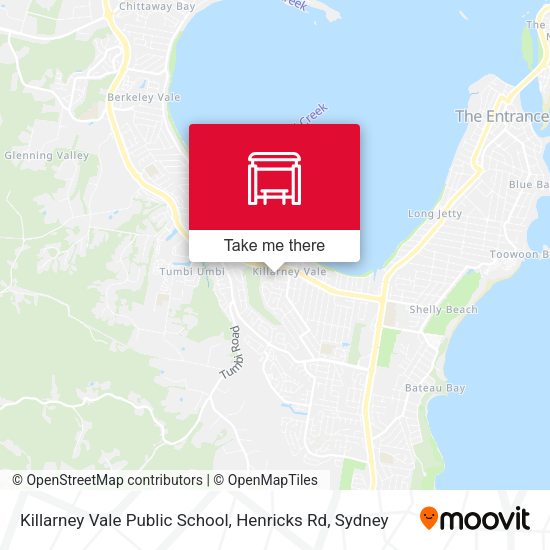 Killarney Vale Public School, Henricks Rd map