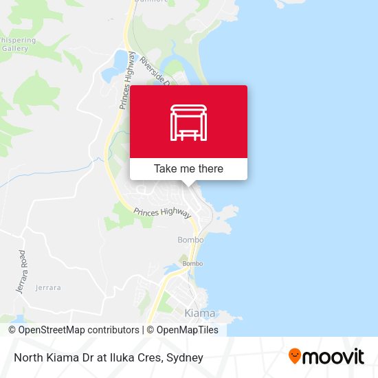 North Kiama Dr at Iluka Cres map