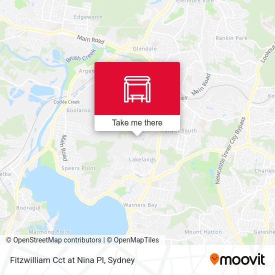 Fitzwilliam Cct at Nina Pl map