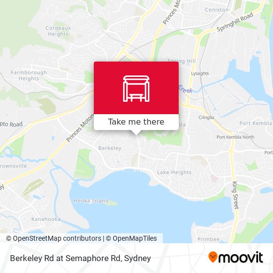 Berkeley Rd at Semaphore Rd map