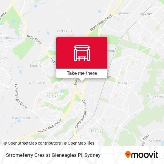 Stromeferry Cres at Gleneagles Pl map