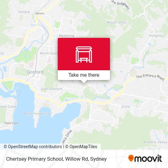 Chertsey Primary School, Willow Rd map