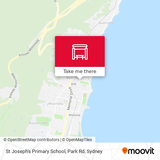 St Joseph's Primary School, Park Rd map