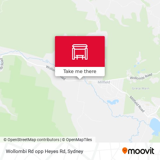 Wollombi Rd opp Heyes Rd map
