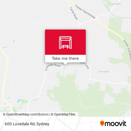 600 Lovedale Rd map