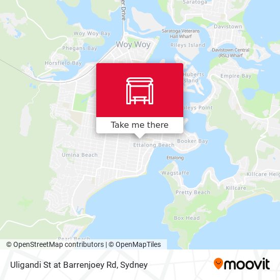 Mapa Uligandi St at Barrenjoey Rd