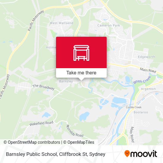 Barnsley Public School, Cliffbrook St map