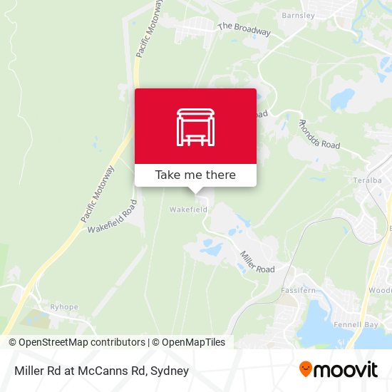 Miller Rd at McCanns Rd map