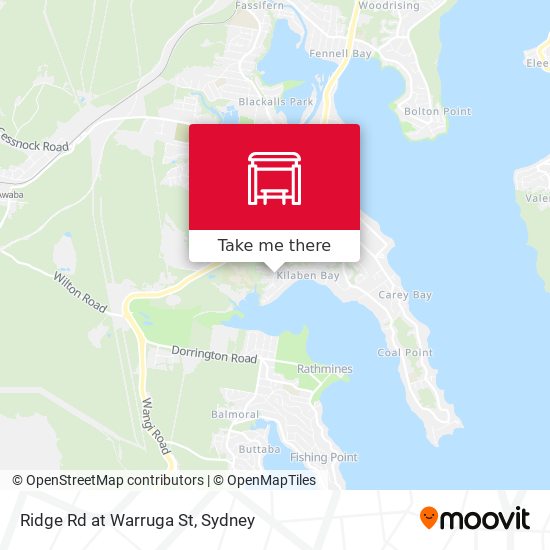 Ridge Rd at Warruga St map