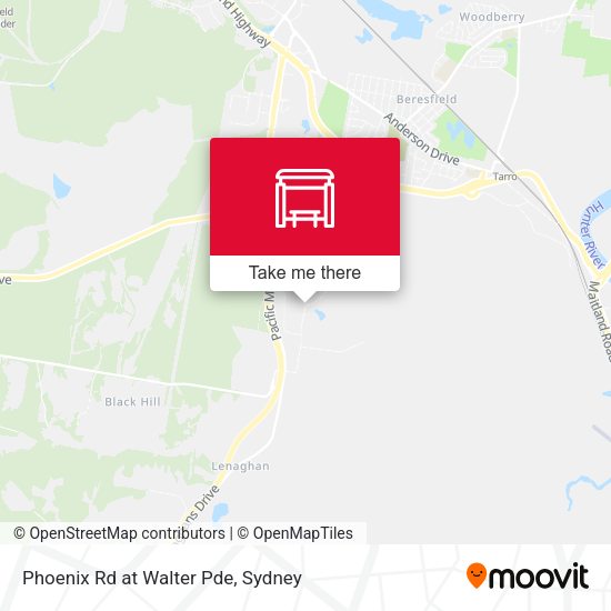 Phoenix Rd at Walter Pde map