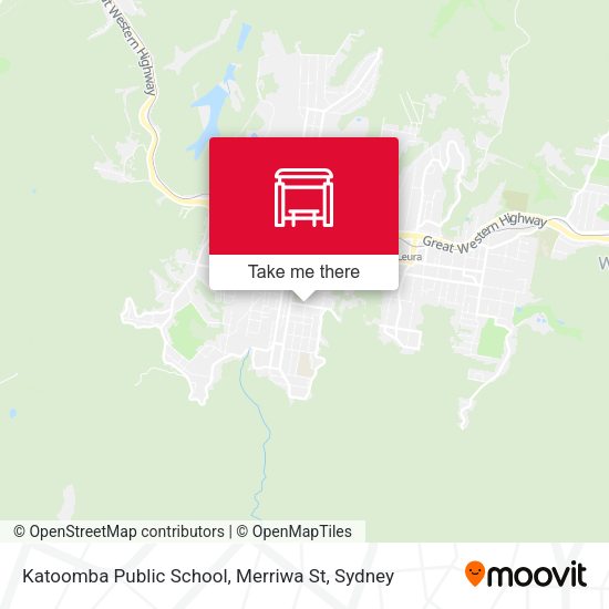 Katoomba Public School, Merriwa St map
