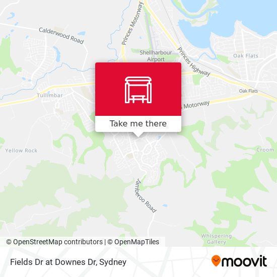 Fields Dr at Downes Dr map