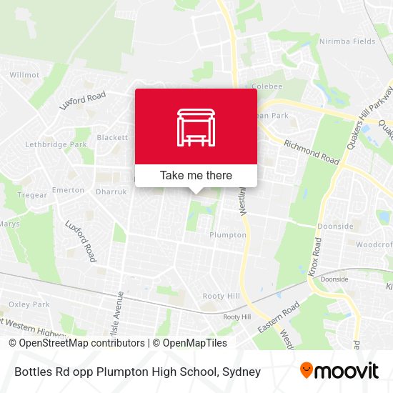 Bottles Rd opp Plumpton High School map