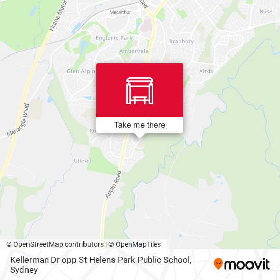 Kellerman Dr opp St Helens Park Public School map