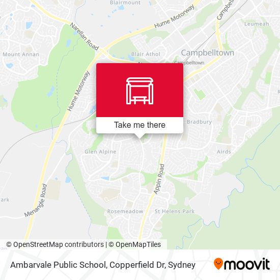 Ambarvale Public School, Copperfield Dr map