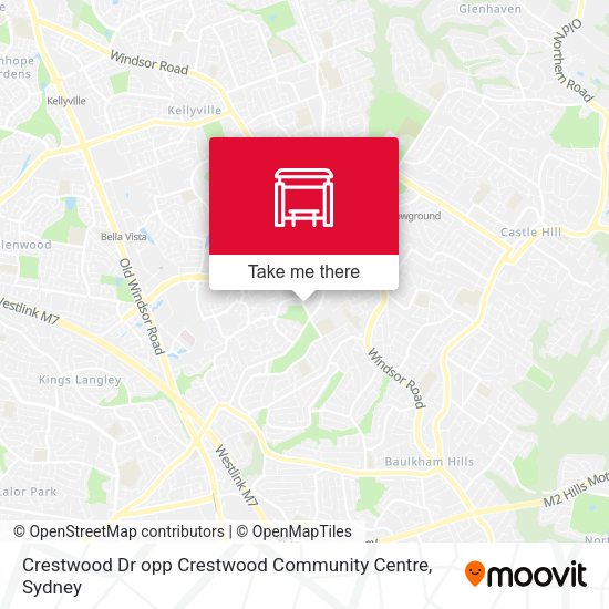 Crestwood Dr opp Crestwood Community Centre map