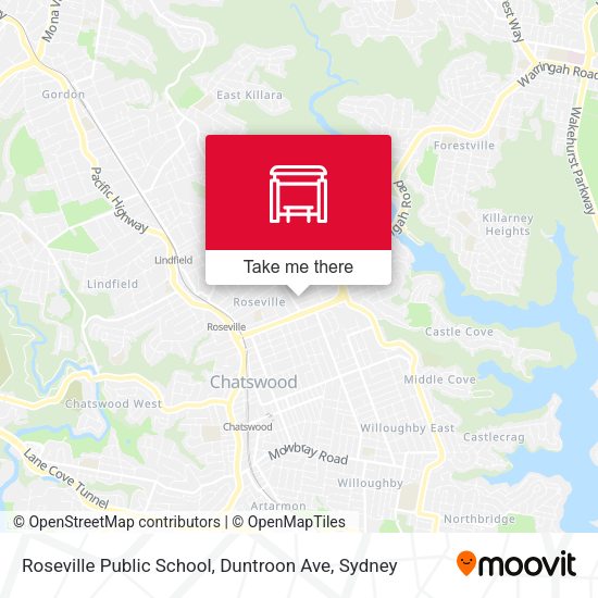 Roseville Public School, Duntroon Ave map