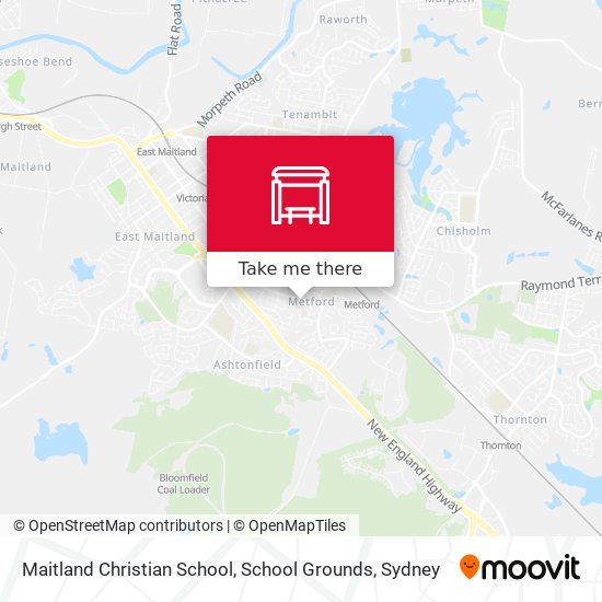 Maitland Christian School, School Grounds map