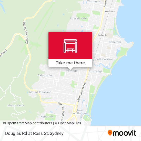 Douglas Rd at Ross St map