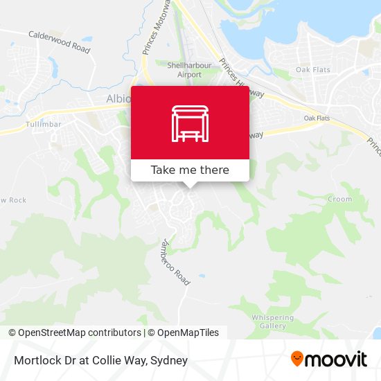 Mortlock Dr at Collie Way map