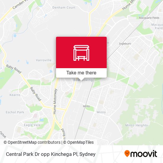Central Park Dr opp Kinchega Pl map