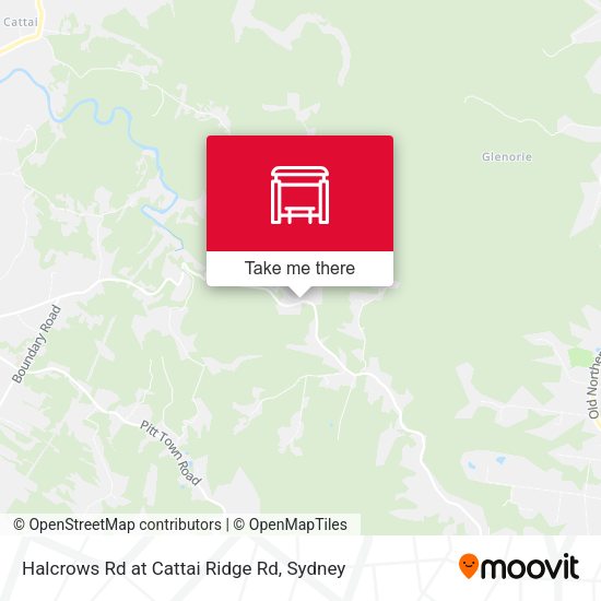 Halcrows Rd at Cattai Ridge Rd map
