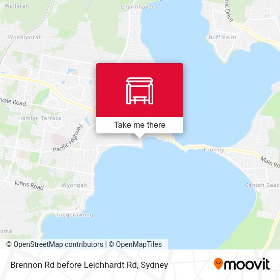 Brennon Rd before Leichhardt Rd map